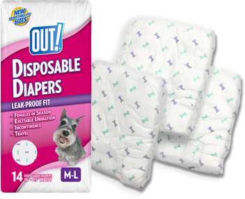 female dog sanitary pads